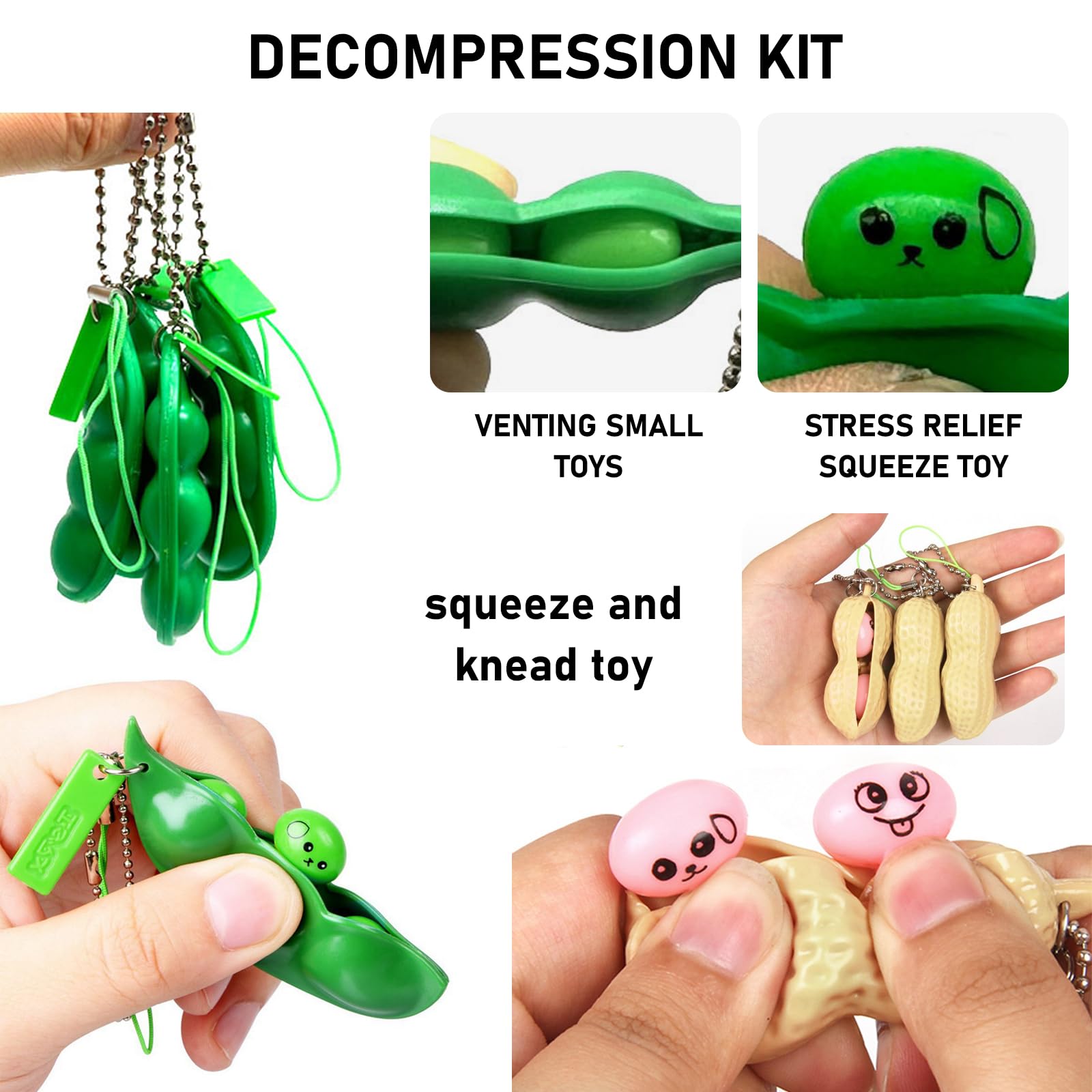 15 Piezas Fidget Toys Anti Stress, Juguete Antiestrés, Fidget Spinner, TDAH Juguetes para Aliviar el Estrés, Sensoriales Autismo, Juguetes de Mano para Niños y Adultos