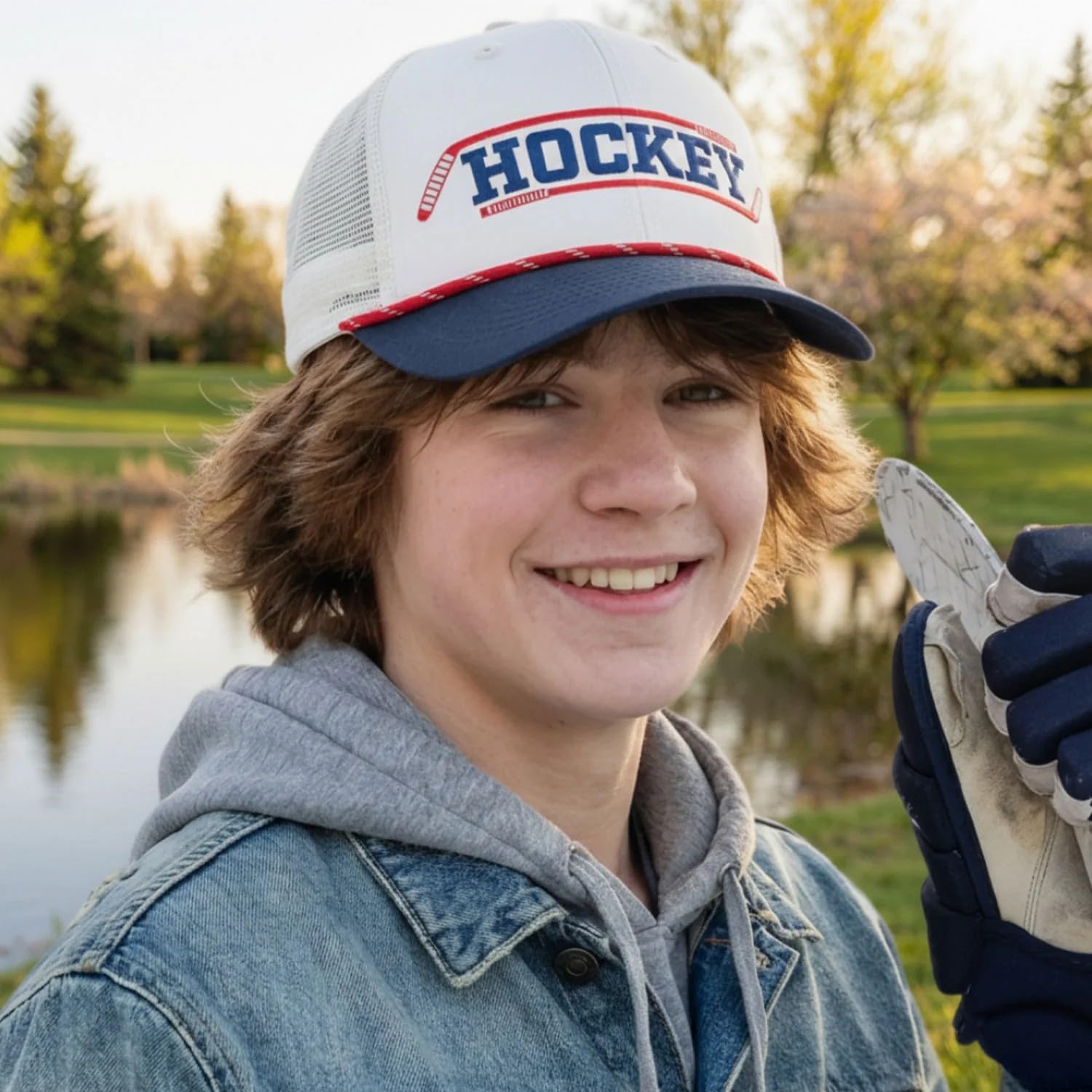 ChalkTalkSPORTS Hockey Rope & Trucker Hats | Hockey Snapback Caps
