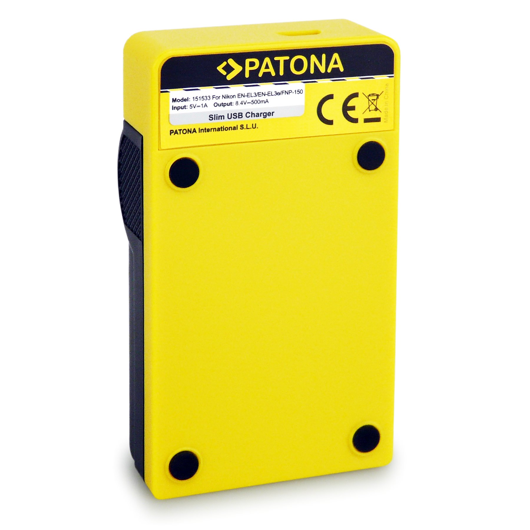 PATONA EN-EL3 Slim Ladegerät USB-C - Kompatibel Mit Nikon Kameras & Nachhaltig