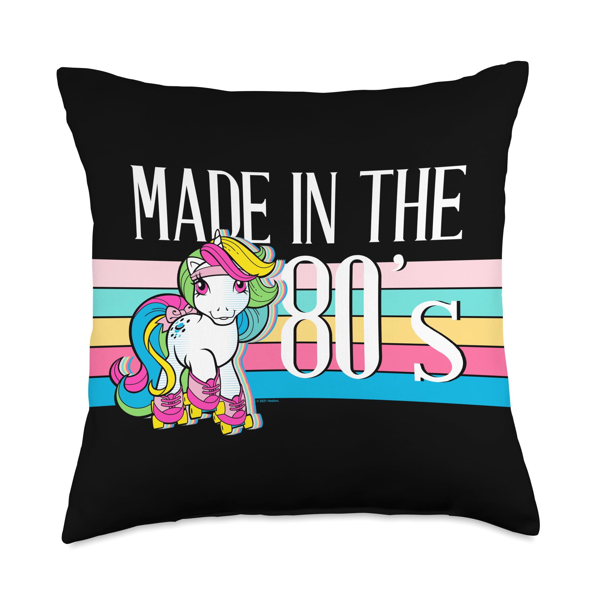 Coussin My Little Pony souvenir d'enfance arc-en-ciel rétro