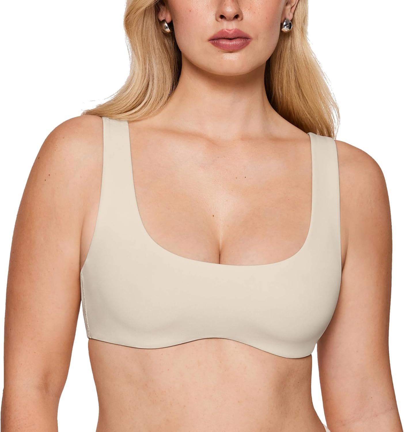 INLYRIC Women's Natrelax Bralette Underwire Support Double Lined Non Padded Sexy Bras