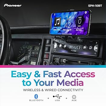 Amazon.com: Pioneer SPH-10BT 1-Din Smart Sync Receiver – Bluetooth