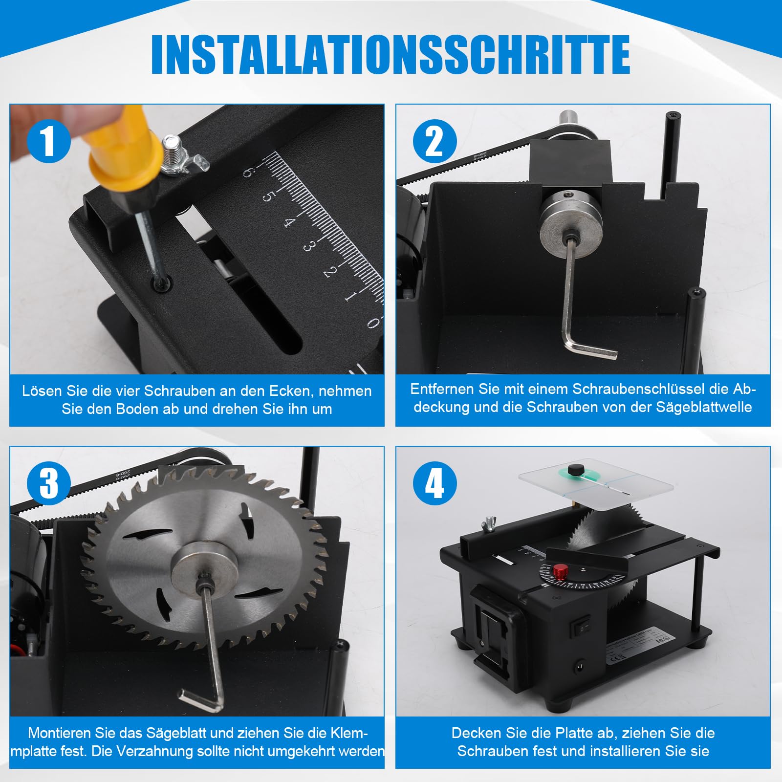 Sega Circolare Da Banco A Batteria Makita 18V - 200W, Lama 110 Mm, Taglio Obliquo 0-45°