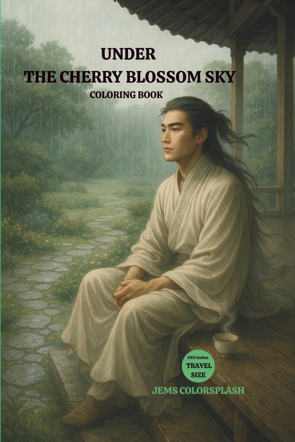 Under The Cherry Blossom Sky Coloring Book: Blades in the Mist