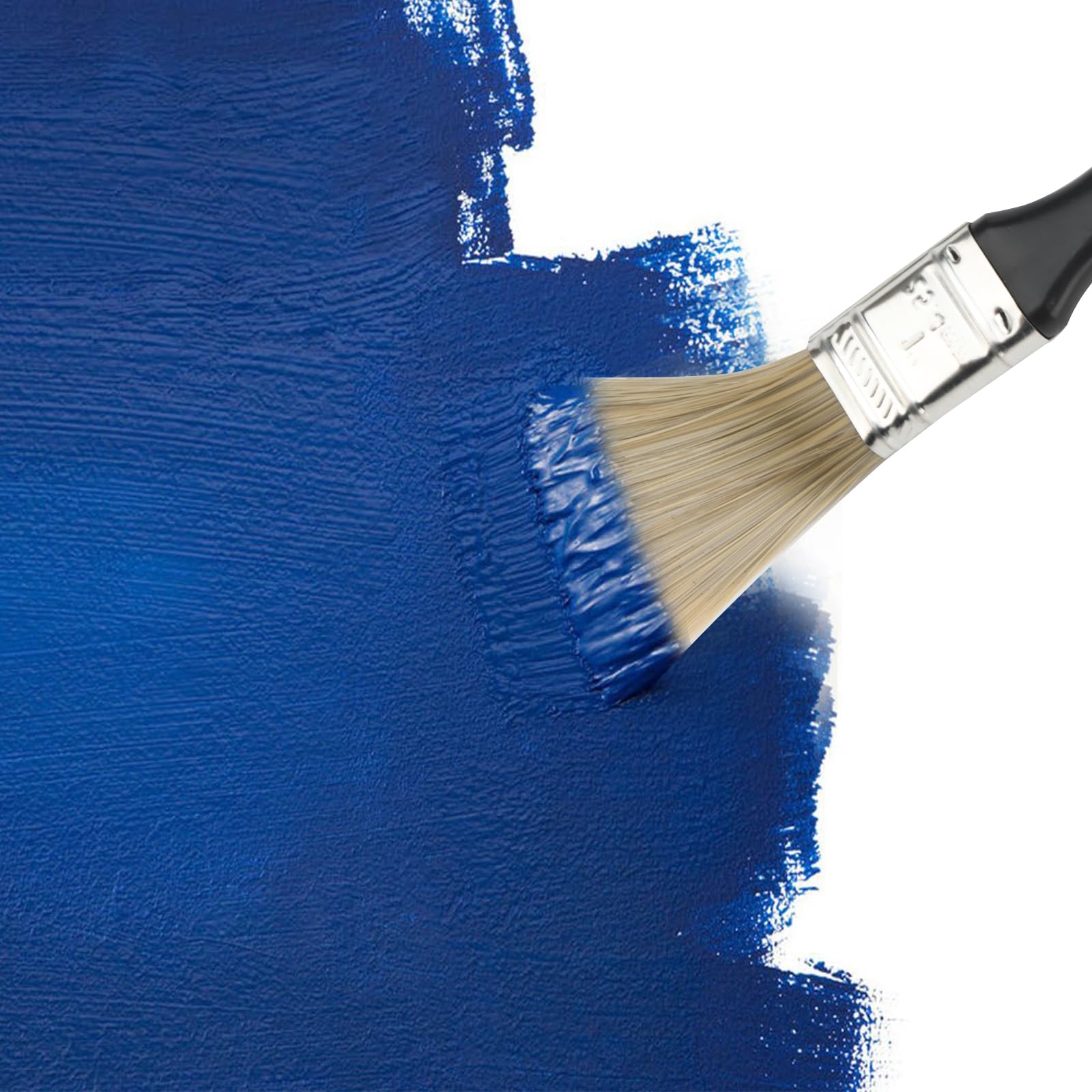25 pinceles de pintura con mango de plástico de 2 pulgadas, pinceles de pintura para paredes, madera, decoración