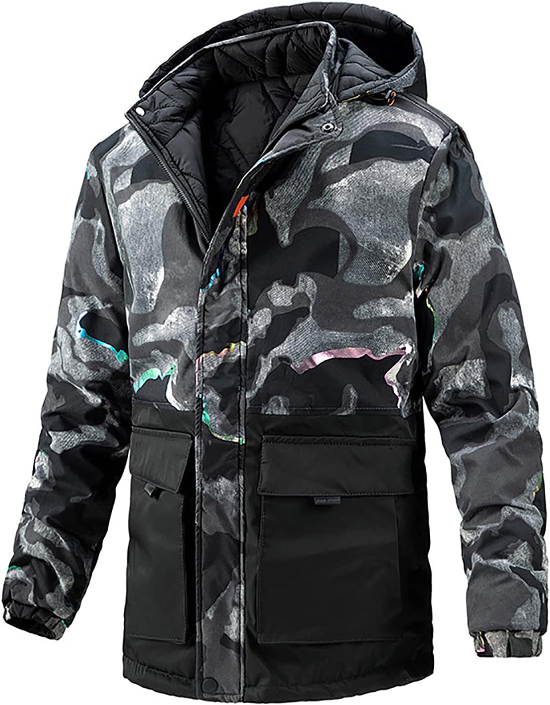 Winter Jackets for Men Reversible Coats for Men Down Jacket Men Hooded Jacket Men's Light Weight Down Jacket