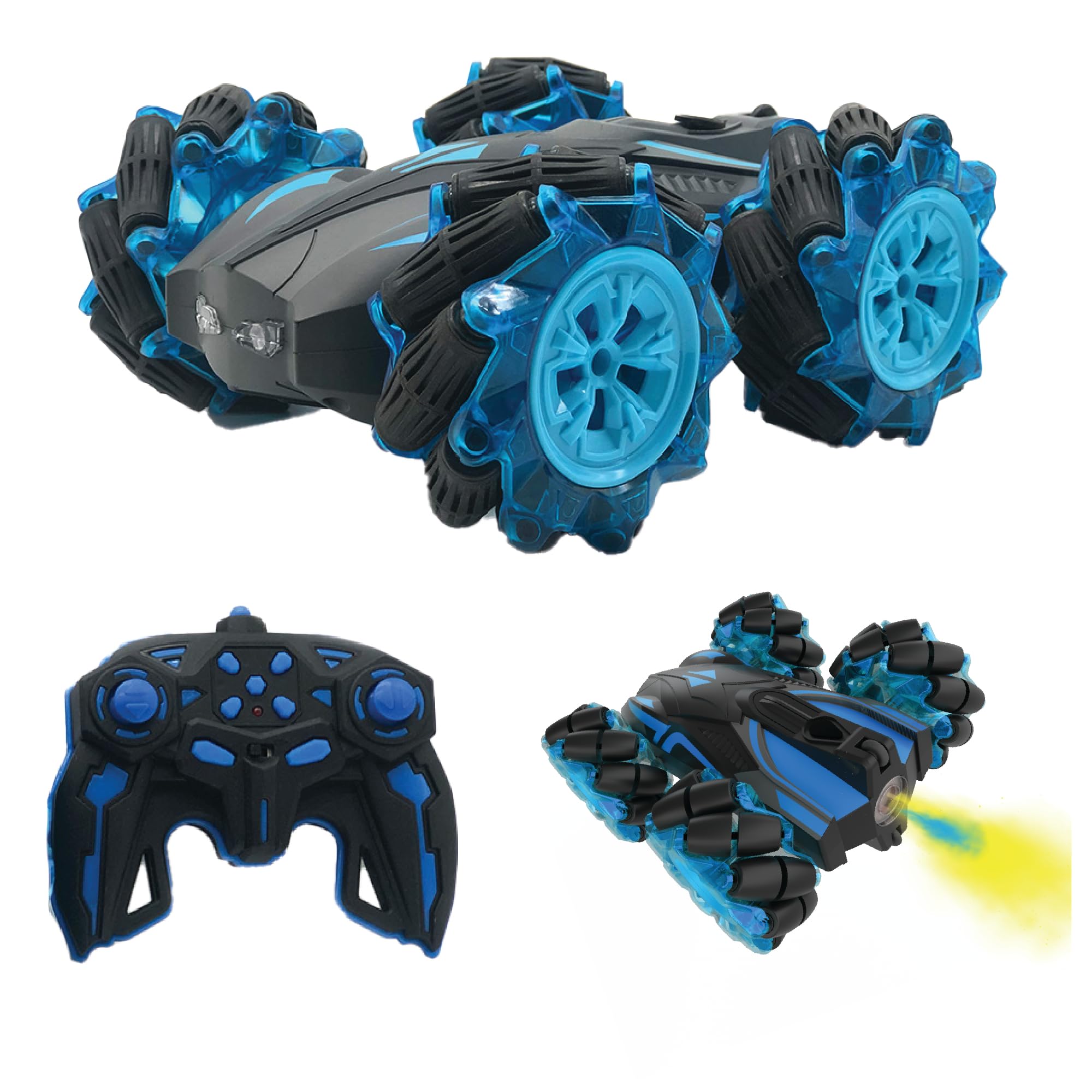 ELECTROBOTIC Remote Control Car - Cool Water Smoke Fogger 4WD Double Sided Drive | Off Road High Speed RC Stunt Drift Blaze Storm Car Toys for Kids | Rock Crawler | 4 Wheels | Gift for Boys - Green (B0DFPP9W8C) Amazon Price History, Amazon Price Tracker