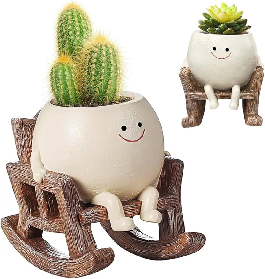 Amazon.co.jp: Yurika 植木鉢笑顔かわいいプランター観葉植物 樹脂製 Amazon.co.jp: Yurika 植木鉢笑顔かわいいプランター観葉植物 樹脂製