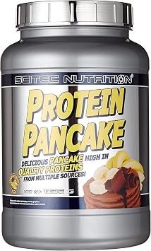 Scitec Nutrition Protein Pancake   Delicious, Fiber-Rich Breakfast Alternative   Palm Oil-Free   Source of Dietary Fiber, 1036 g, Chocolate-Banana