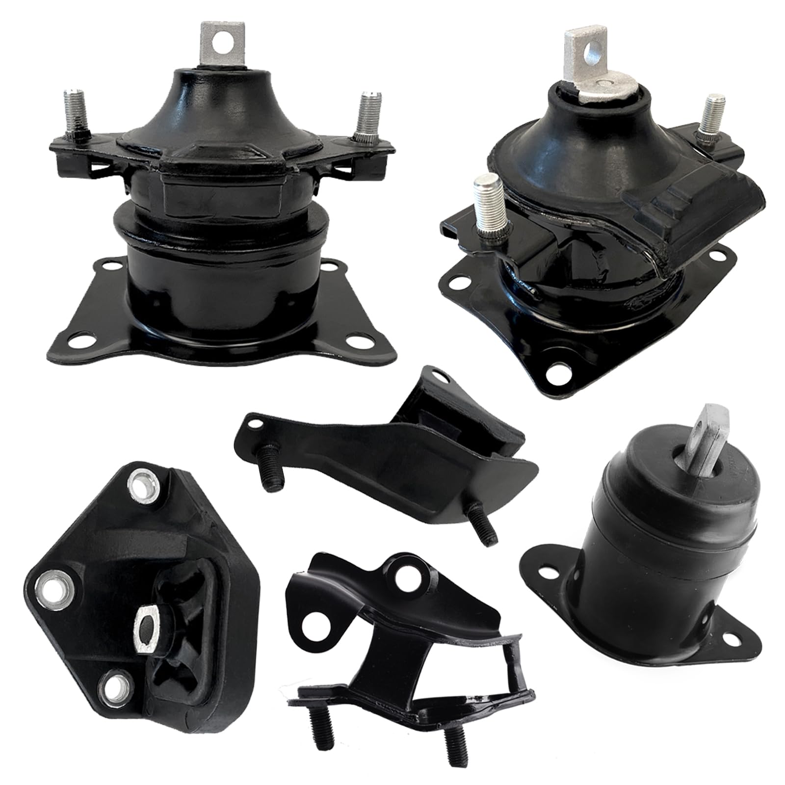 Gdydi Set of 6 Engine Motor and Transmission Mount Kit for 2003-2007 Honda Accord 2.4L
