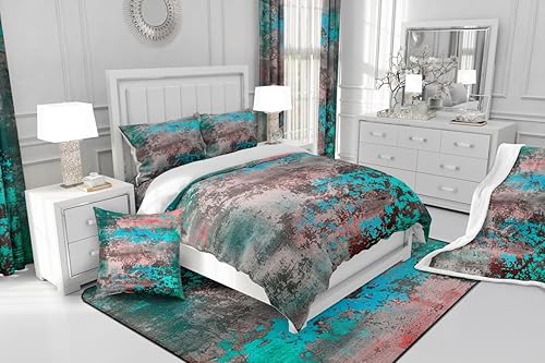 Vista 49 de Feelyou - Juego de funda de edredón de microfibra moderno para cama individual, matrimonial, queen o king, con fundas de almohada, diseño de París