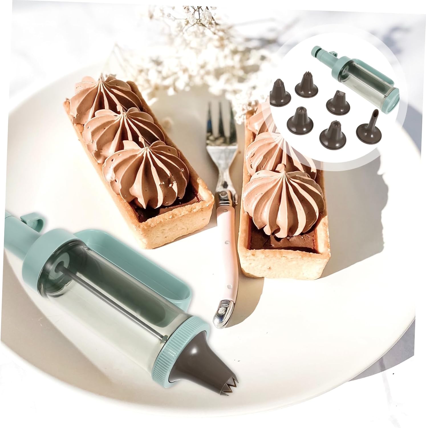 Plastic Cookie Press Kit Comfort Grip for Home Baking