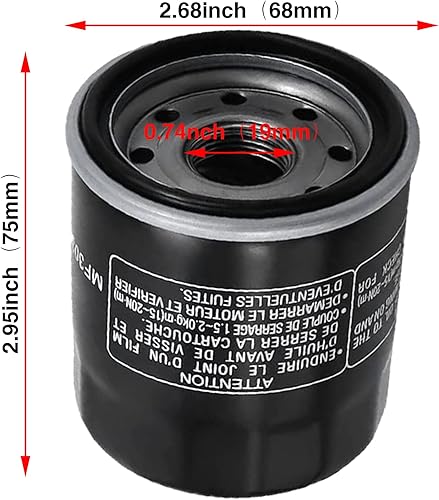 Miniatura 4 de LIYYOO 1UY-14451-00-00 Kit de bujías para filtro de aceite de filtro de aire, compatible con Yamaha Grizzly 660 YFM660 4x4 2002-2008 YFM660 Filtro