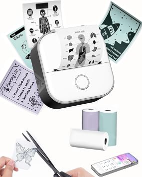Memoqueen T02 Mini Sticker Printer