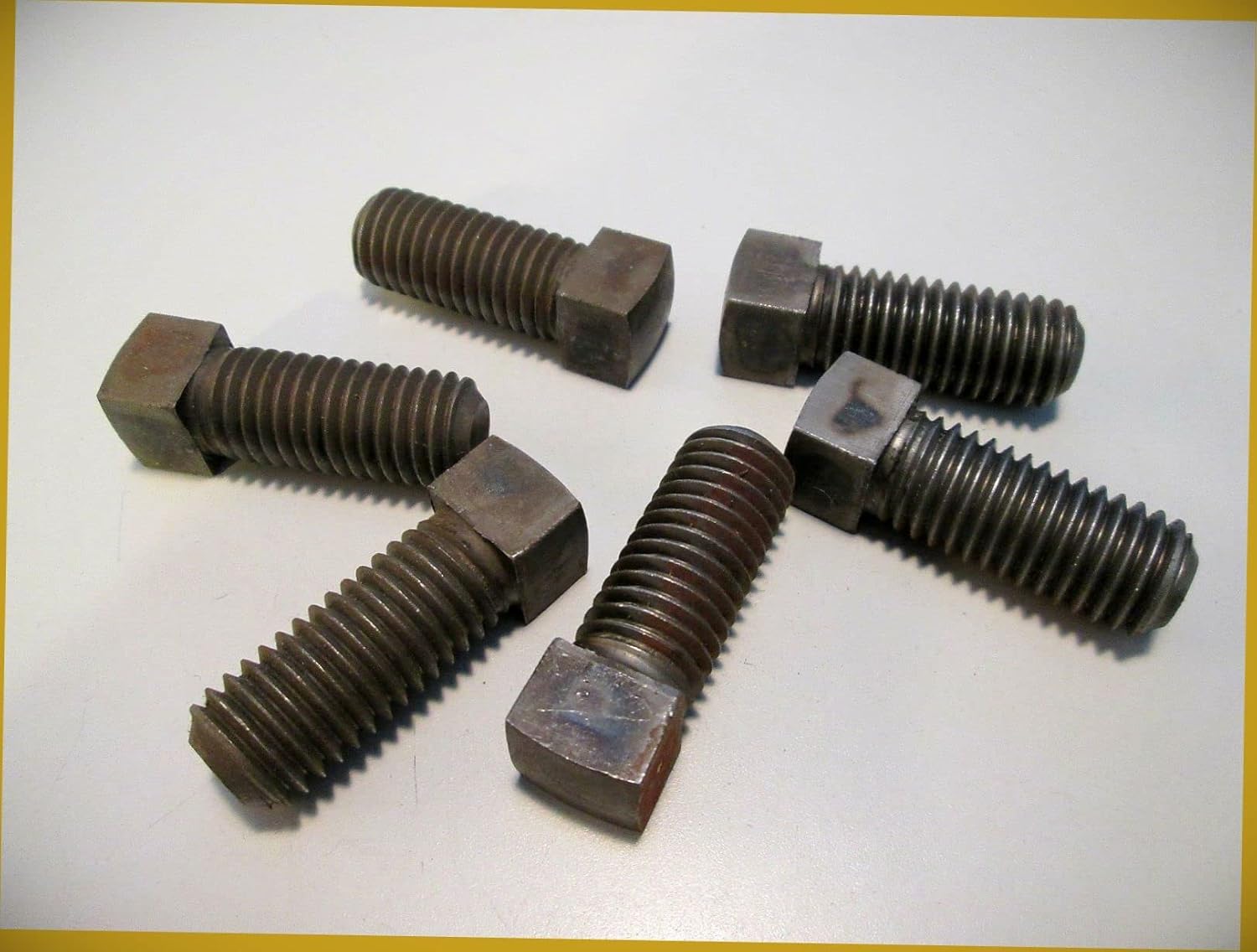 5/811 X 1" Square Head Set Screw Metric Hardware Fastener Kit Set Lot Of 5
