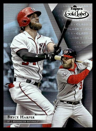 2018 Topps Gold Label Class 1#3 Bryce Harper NM-MT Washington Nationals Baseball Trading Card