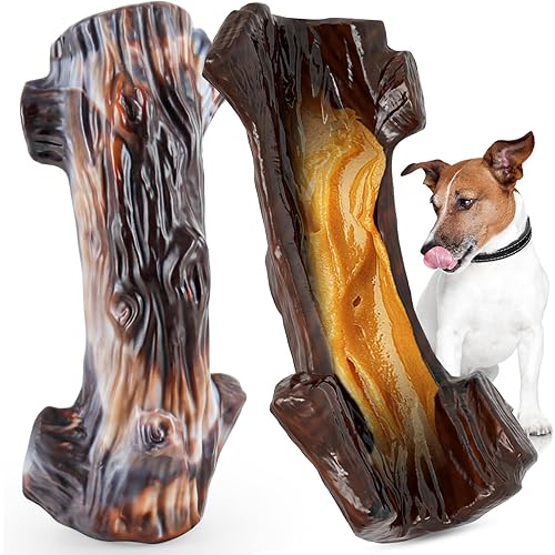 Dog Toys for Aggressive Chewers: 2 Packs Indestructible Dog Toys - Tough Chew Toys for Large, Medium,Small Breed to Keep Them Busy
