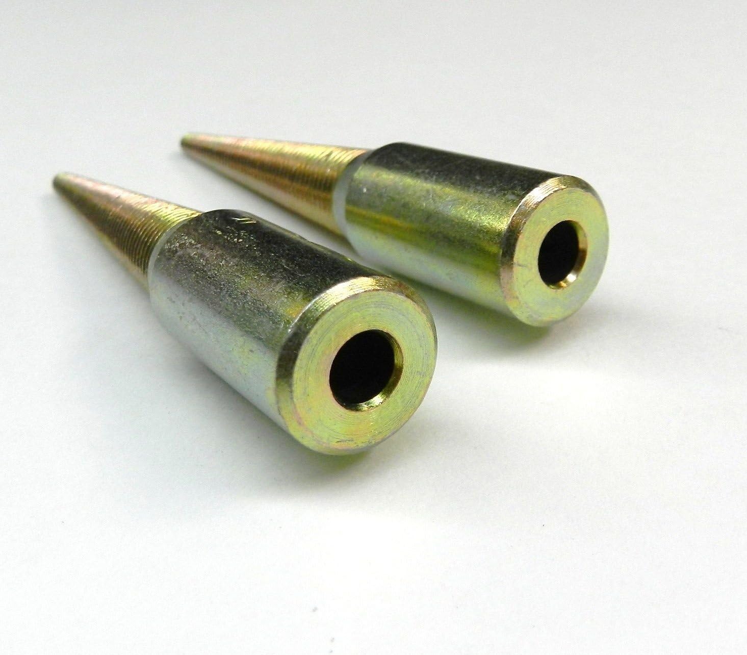 JTS Spindle Tapered Threaded 1/4" Arbor Hole Left & Right Set Grinder Buffer Motor Made in USA