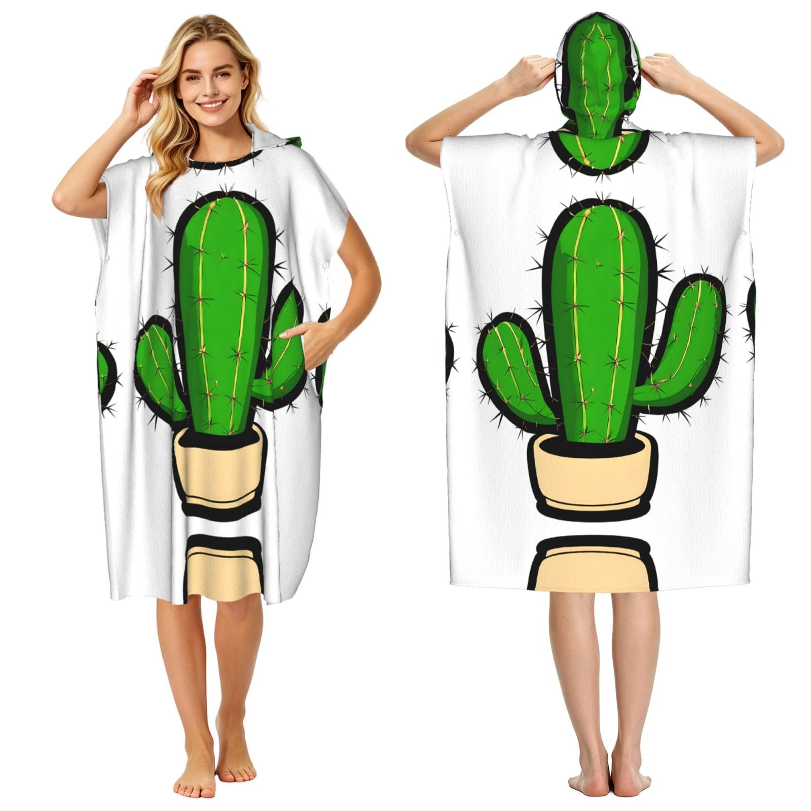 Poncho surf adulte microfibre : fini le froid après la natation l'été