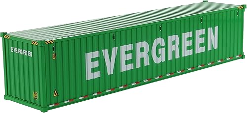 Miniatura 3 de Diecast Masters 91027 D - Contenedor de transporte marítimo de productos secos de 40 pies, modelo Evergreen Transport Series 1/50