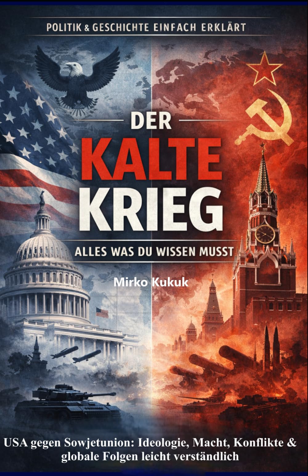Politik & Geschichte einfach erklärt: Der Kalte Krieg – Alles was du wissen musst: USA gegen Sowjetunion: Ideologie, Macht, Konflikte & globale Folgen leicht verständlich