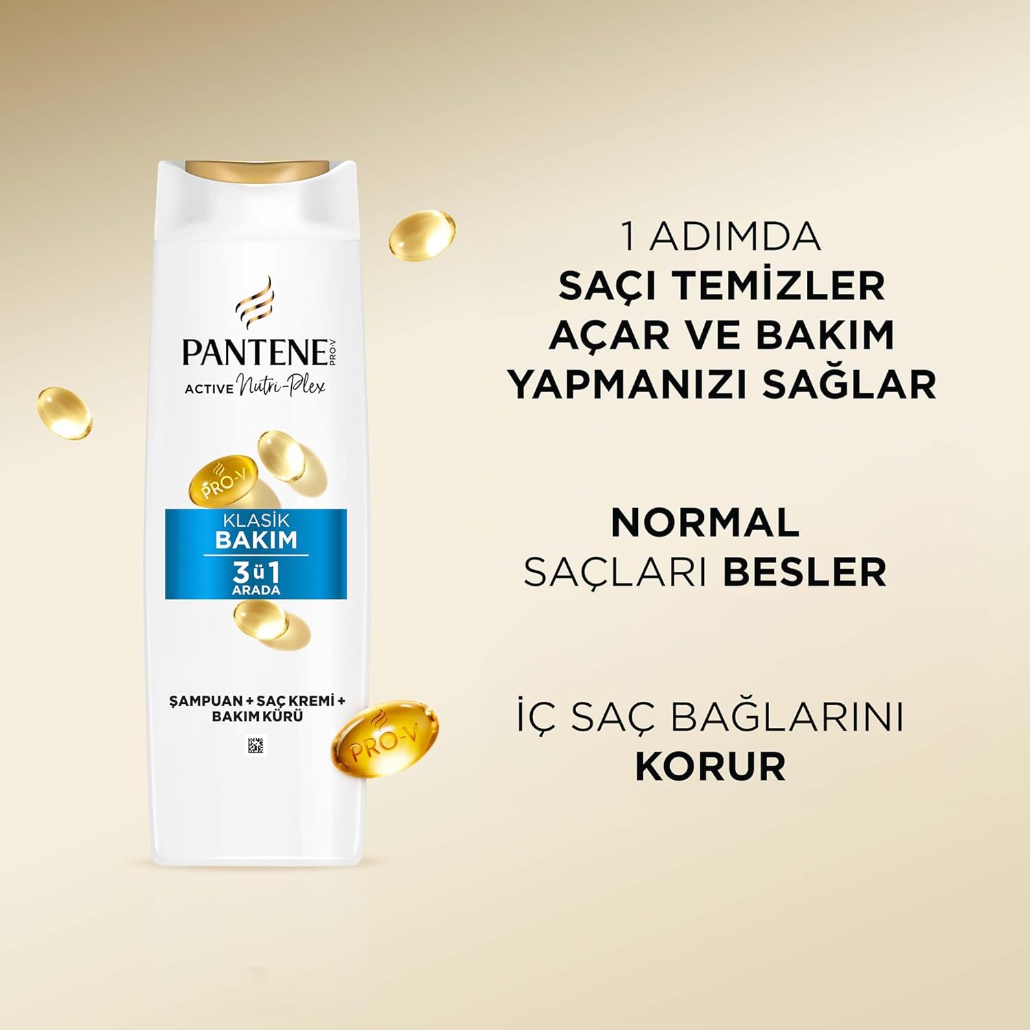 PANTENE Temel Bakım 3'ü 1 Arada Şampuan 400 ml