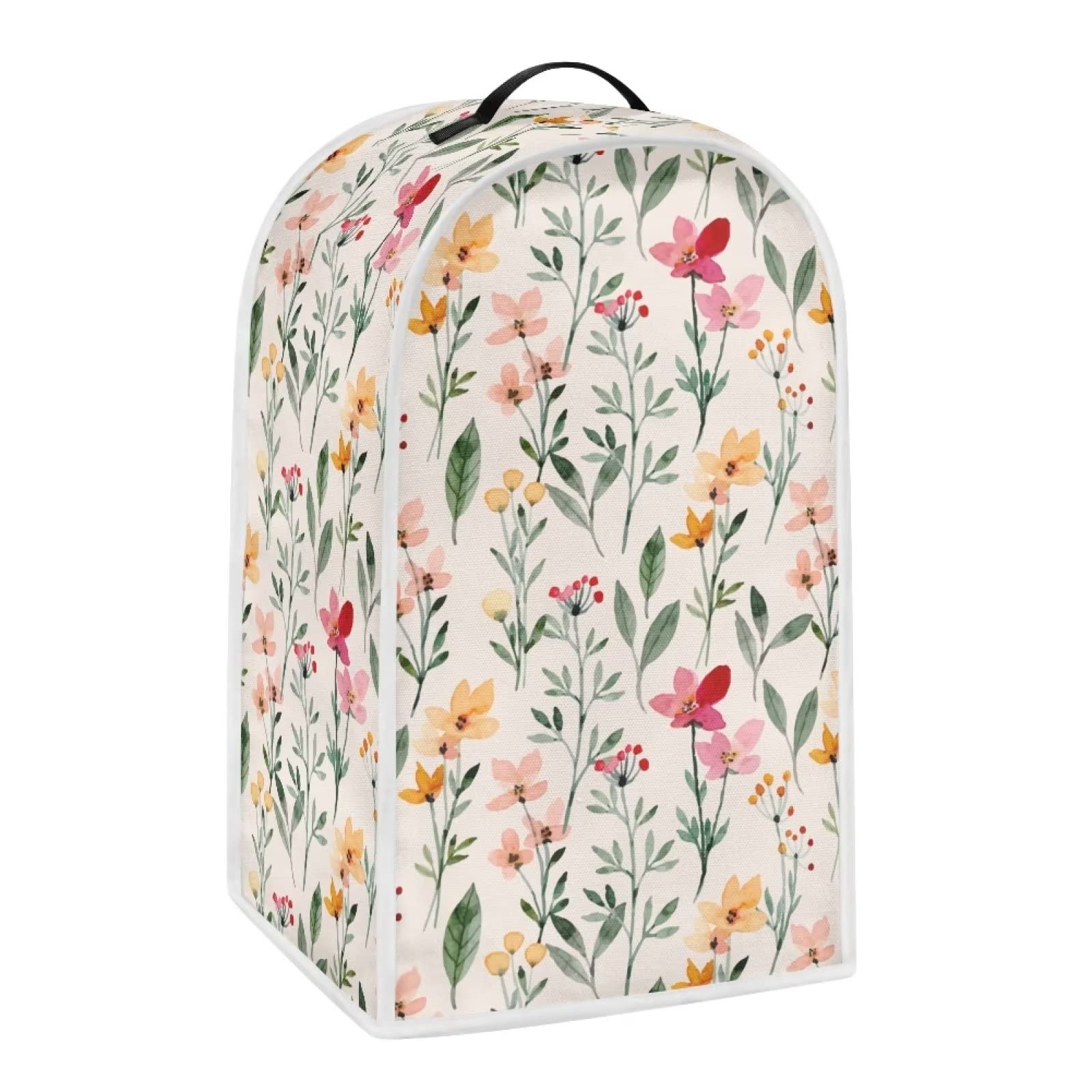 Flowers Print Blender Covers Kitchen Appliance Dust Cover Blender Protector Anti Splash Fingerprint Food Stain, Compatible with Stand Mixer Coffee Maker Juicer