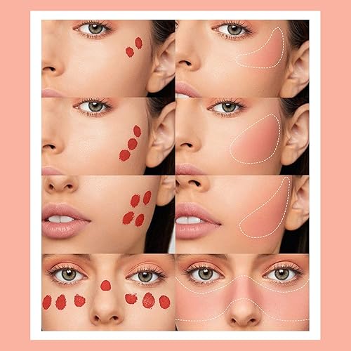 Miniatura 6 de FREEORR Varita de rubor varita de maquillaje líquida maquillaje suave de color crema de doble uso para mejillas y labios transpirable fácil de