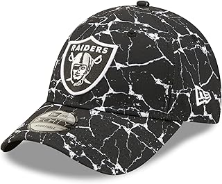 New Era 9Forty Strapback Cap - Marble Las Vegas Raiders Black