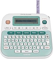 Vista 1 de Brother P-Touch Embellish Ribbon & Tape Printer PT-D215e,White