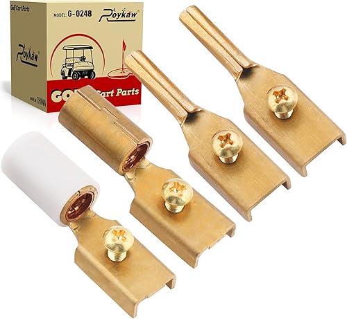 Roykaw EZGO 36 voltios Powerwise enchufe cargador macho Pin Radsock y receptáculo hembra Pin Radsok OEM # 73051-G14 73051-G05