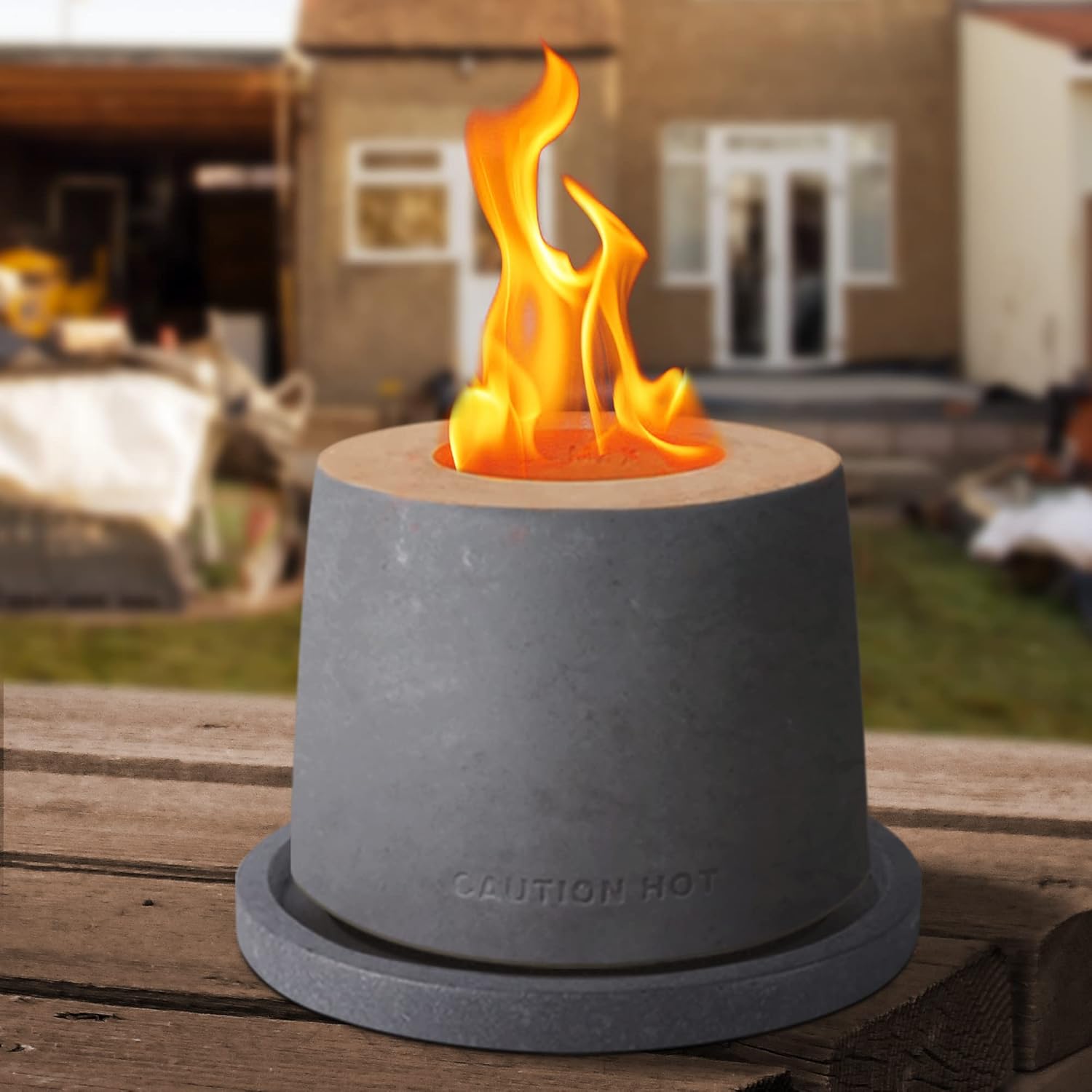 Kante Concrete Tabletop Fire Pit,Indoor Tabletop Fire Pit