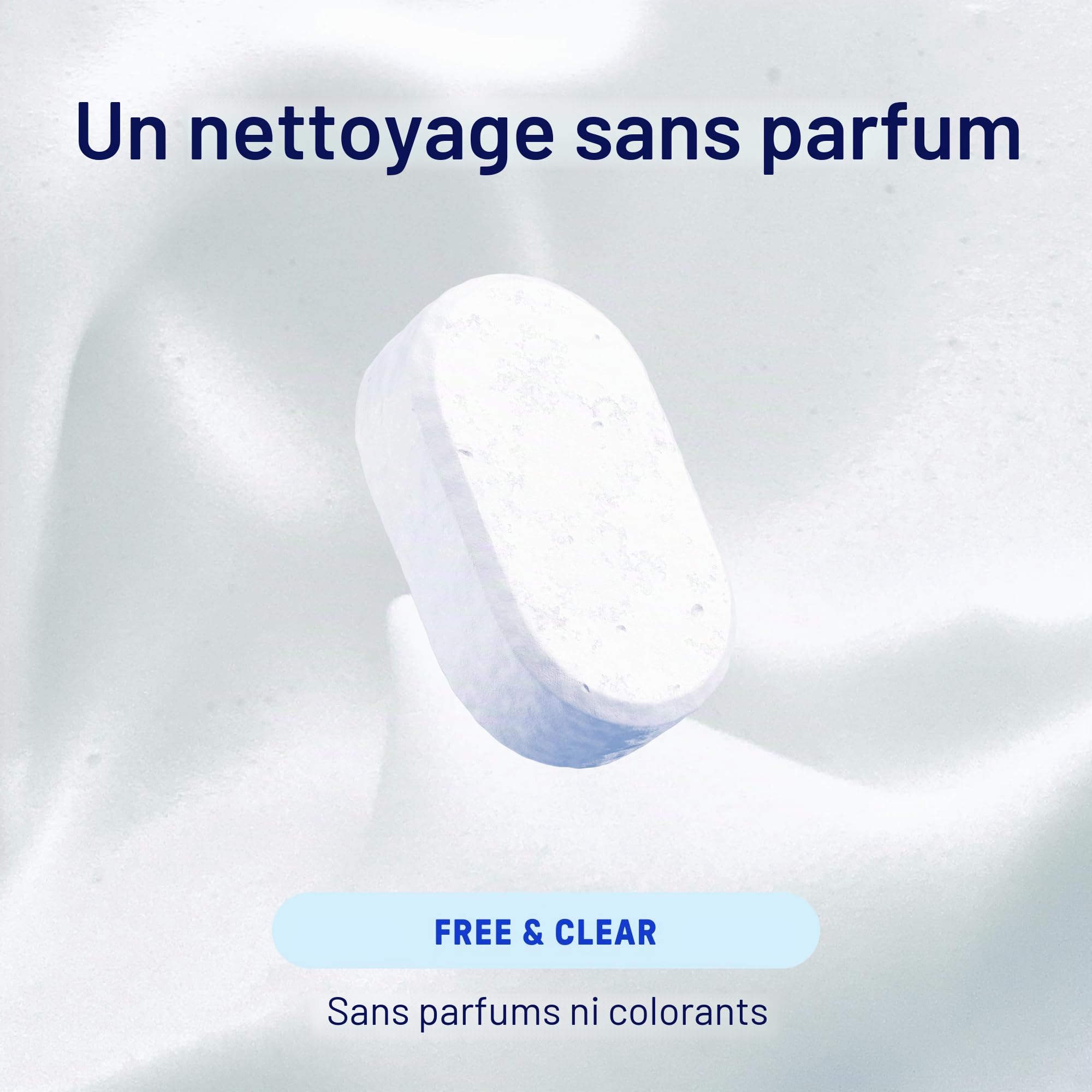 BLUELAND Lot de 60 tablettes de détergent pour lave-vaisselle 100 % sans plastique, gratuites et transparentes, respectueuses de l'environnement, coupent la graisse et se coincent sur les aliments, se