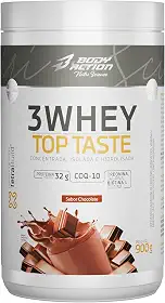 3 Whey Top Taste 900g Sabor Chocolate Bodyaction