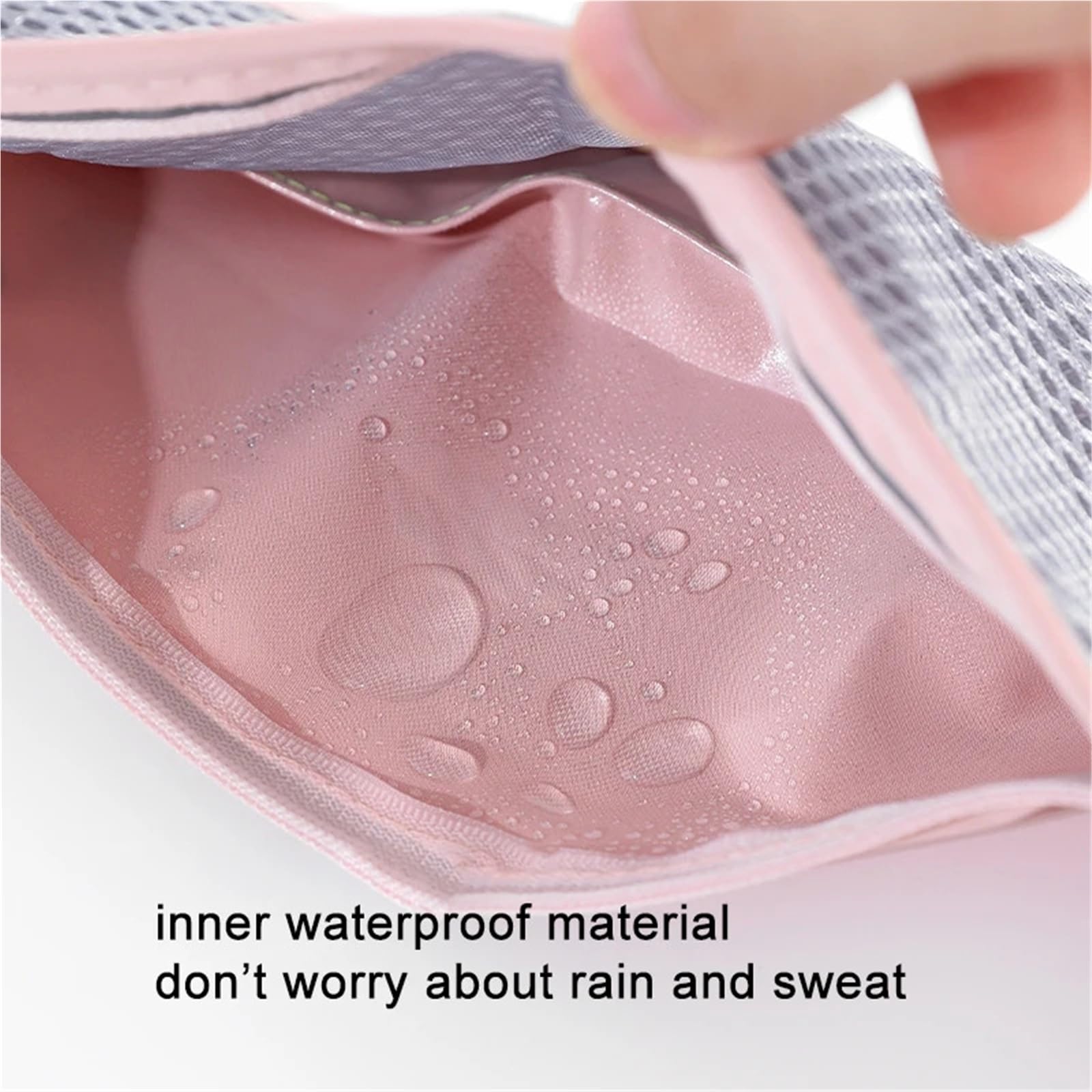 Marsupio Sportivo Waist Running Bag Sports Fanny Pack Women Men Belt Bag Waterproof Gym Bag Phone Pouch Running Accessories per Ciclismo(Pink)