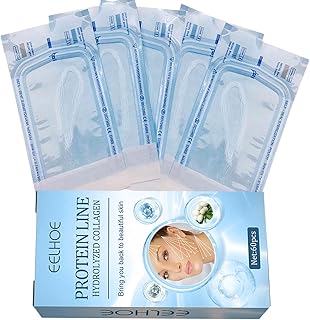 levantamento fios proteína,Fios Colágeno Absorvível | Face Lifting Essência Hidratante Refirmante, Seda Colágeno Facial Antienvelhecimento Proteína Fios Tensionadores para Enjovdery