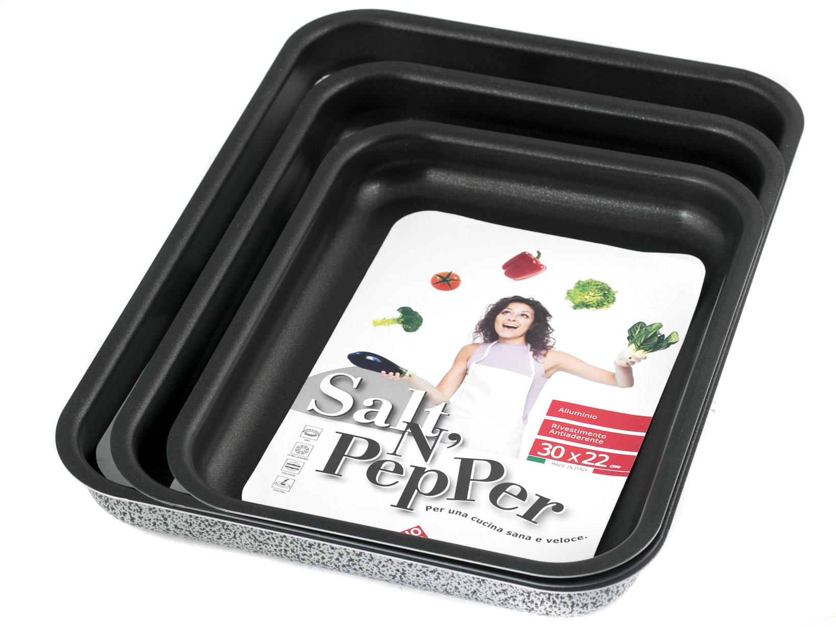 Home Salt N'Pepper Aluminiowa blacha do pieczenia, powłoka nieprzywierająca, 35x25 cm
