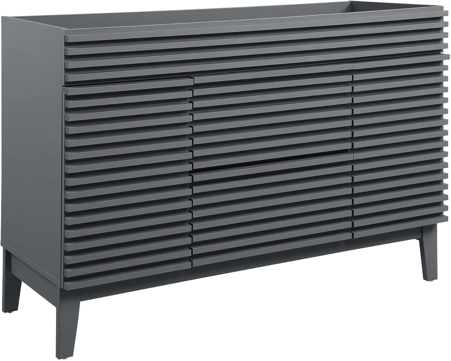 48 in. Render Single Bathroom Vanity Cabinet, Gray