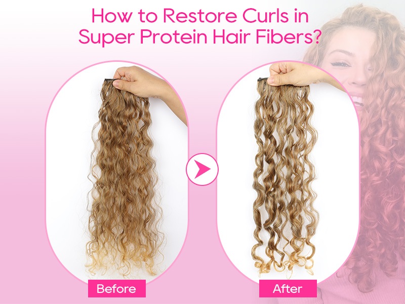 Curly Hair Extensions - 4PCS 18\