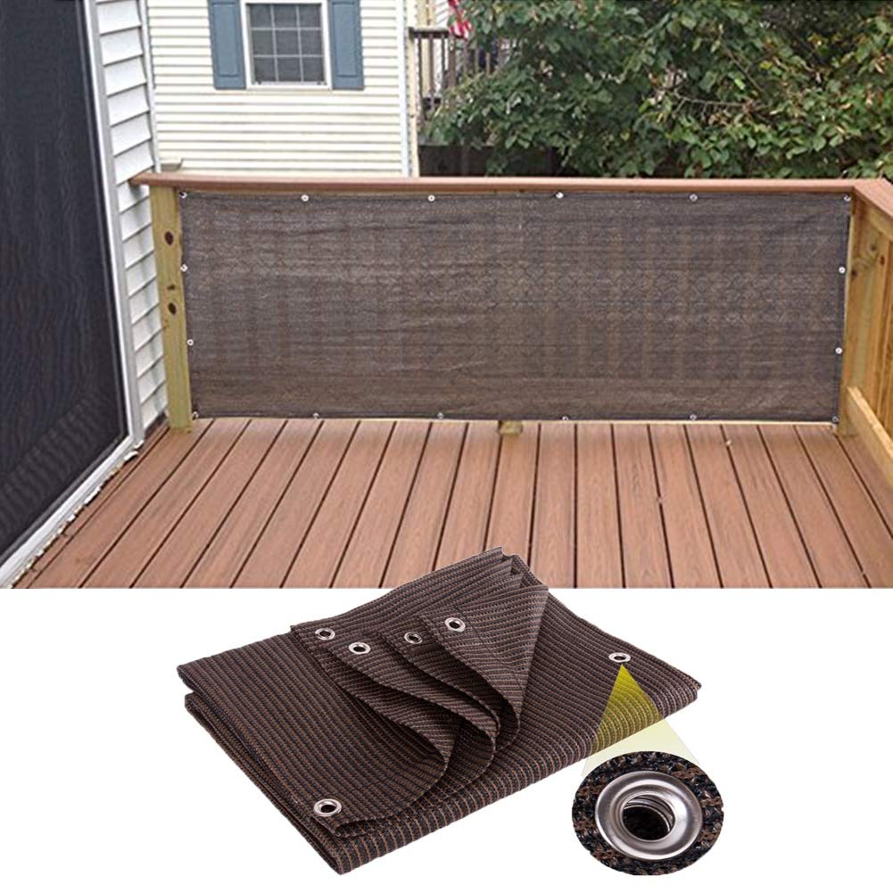 Brise-vue pour balcon occultant | Protection solaire anti-UV jardin et chantier