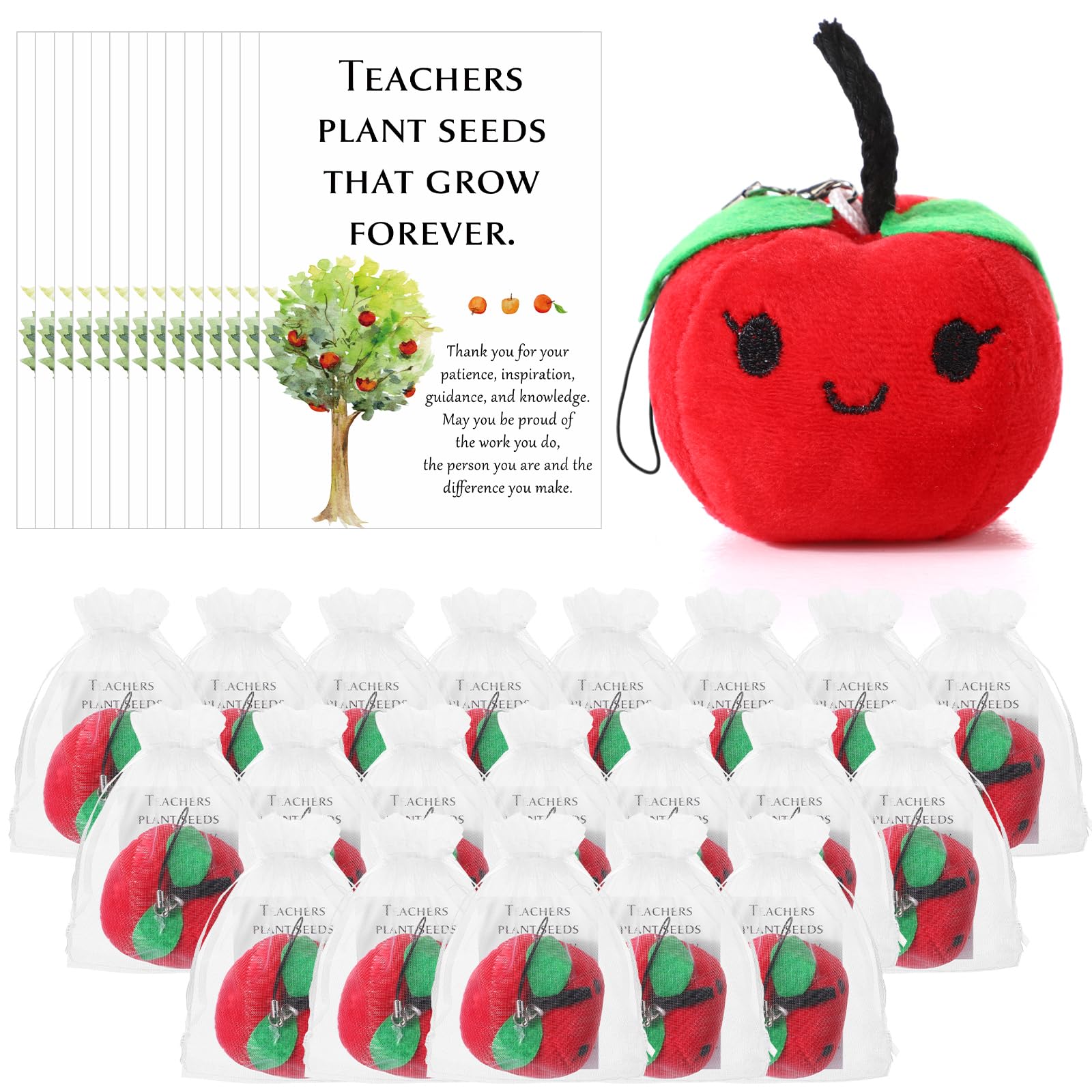 Amazon.com: HyDren 12 Sets Back to School Teacher Gifts Apple