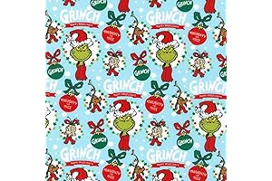 How The Grinch Stole Christmas Dr Seuss Characters Blue 44"