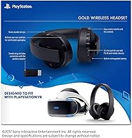 Vista 4 de Sony PlayStation Gold Wireless Headset 7.1 Surround Sound PS4 Nueva versión 2018