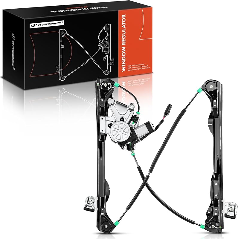Máquina de vidro elétrica dianteira esquerda A-Premium com motor para Ford Focus 2000–2007 – 1 unidade