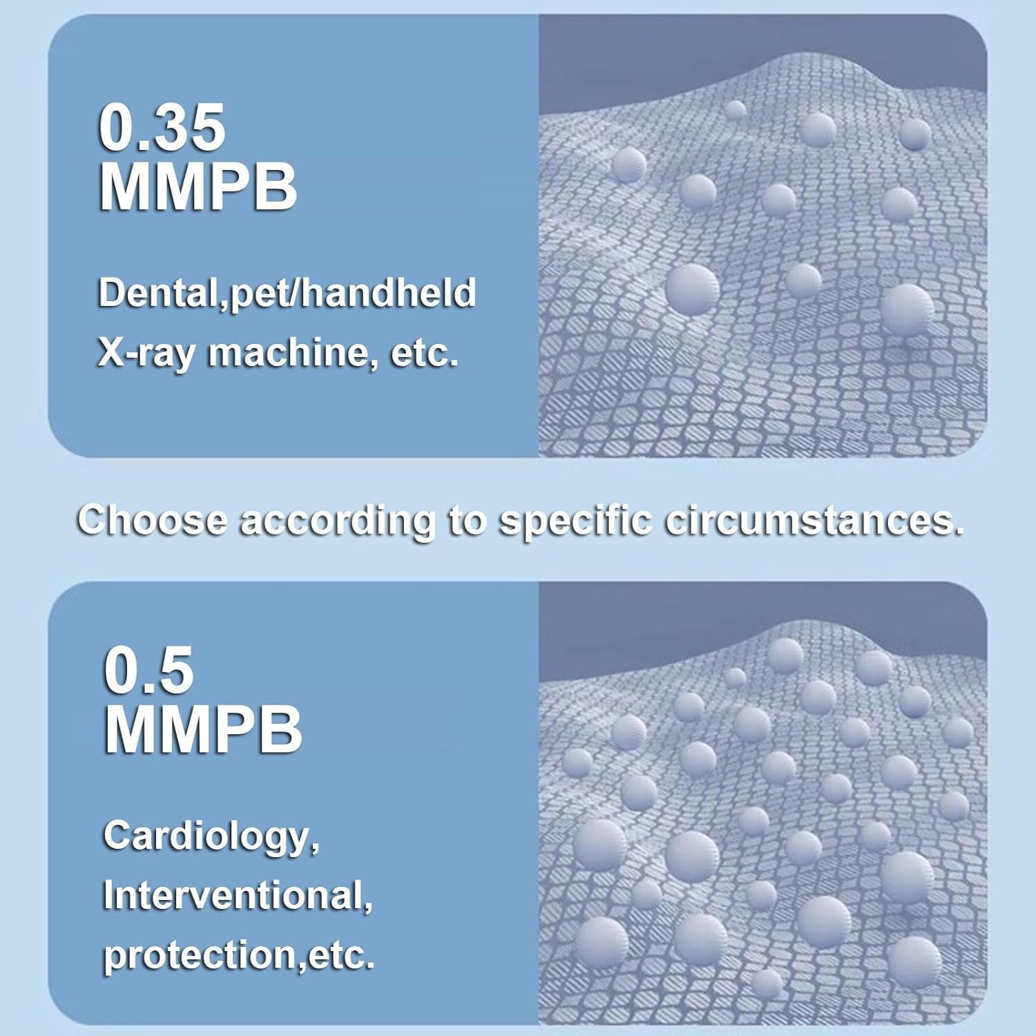 BKEKM Guanti in Piombo Guanti per Radiazioni da 0,35 mmpb/0,5 mmpb Grembiule per Raggi X per Uso Medico Guanti in Piombo Guanti per Raggi X da Laboratorio Grembiule per Raggi X in Piombo Morbido