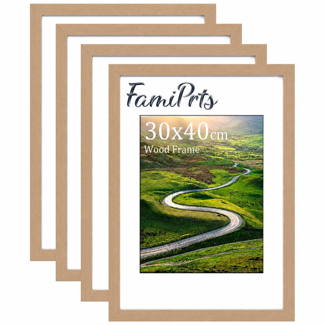 4Pack 30x40 Picture Frame, 30x40 Photo Frames, with 11.3x7.8 inch Mount