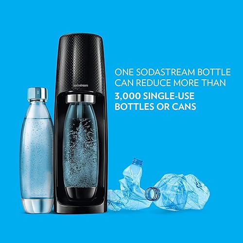 Miniatura 4 de sodastream - Máquina Fizzi para fabricar agua carbonatada junto con botella sin BPA y cilindro de CO2