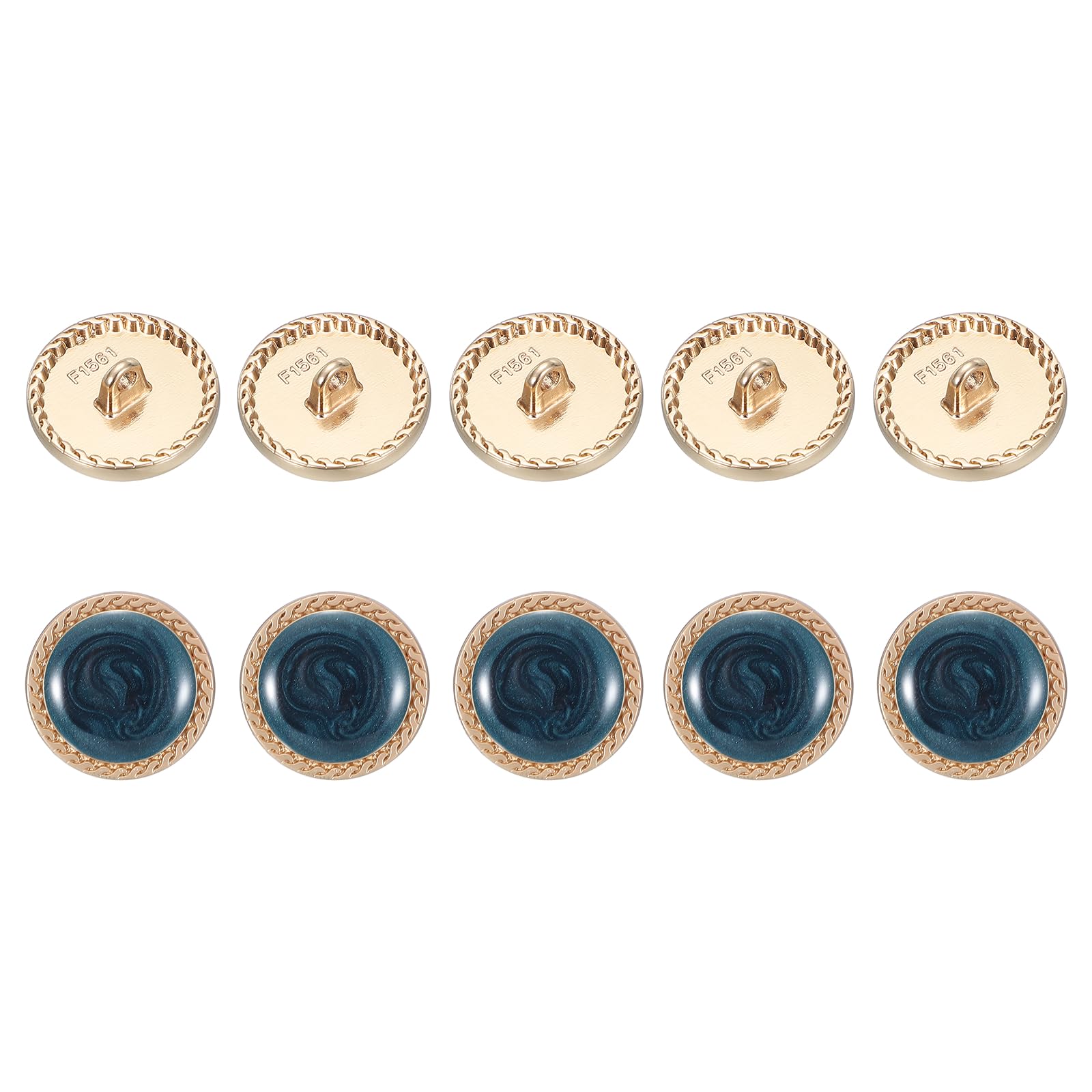 Boutons de couture bleu foncé PATIKIL parfaits pour la customisation de vos blousons