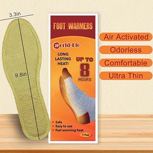 Miniatura 2 de Calentadores de dedos de pies, 40 pares, hasta 10 horas de calor, calentadores de pies con plantilla caliente para pies, hombres y mujeres,