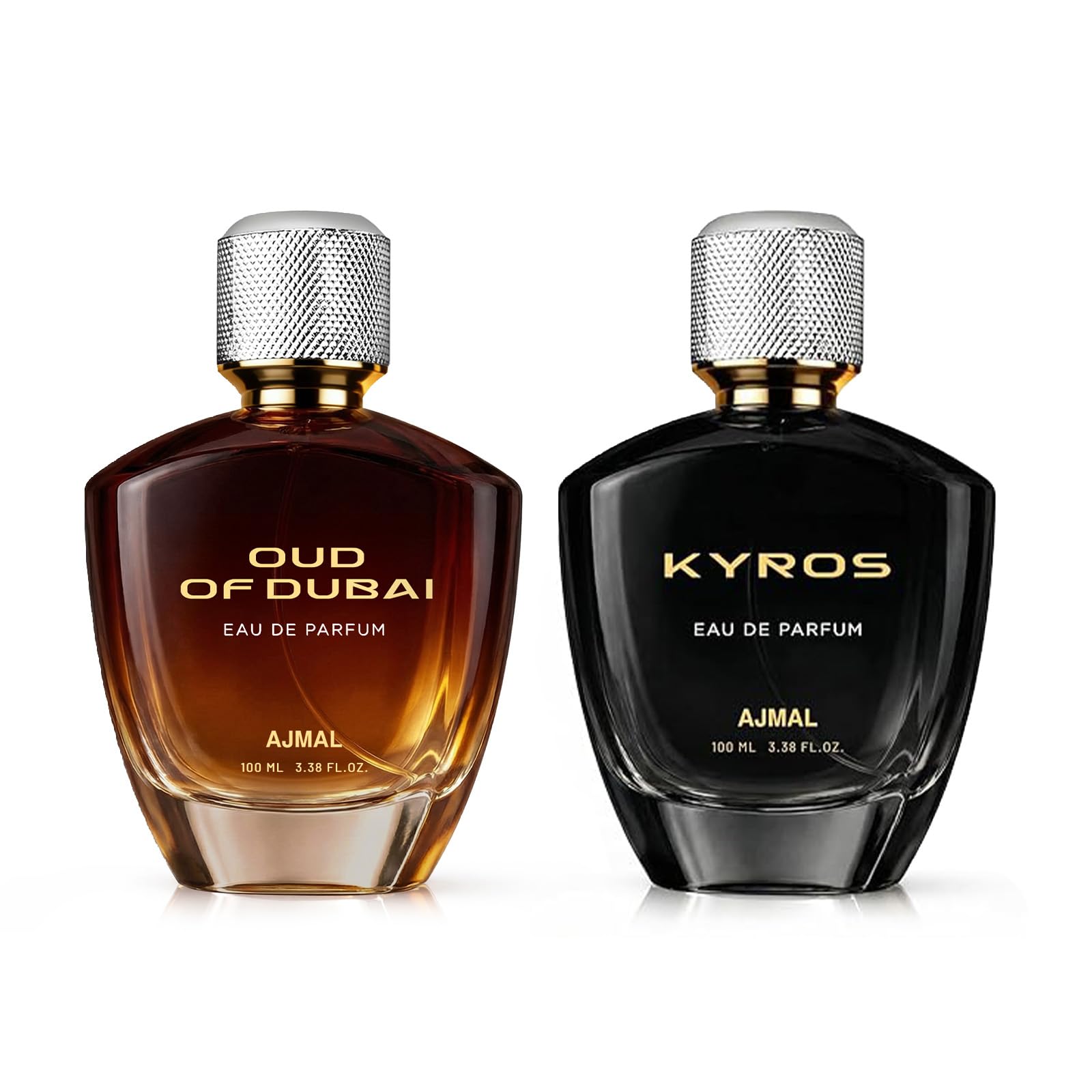 Ajmal Kyros EDP 100ml + Oud of Dubai EDP 100ml Perfume Bundle for Men | Long Lasting Premium Eau De Parfum | Luxury Fragrance Gift Set | Fresh & Woody Scent Collection-picture-14